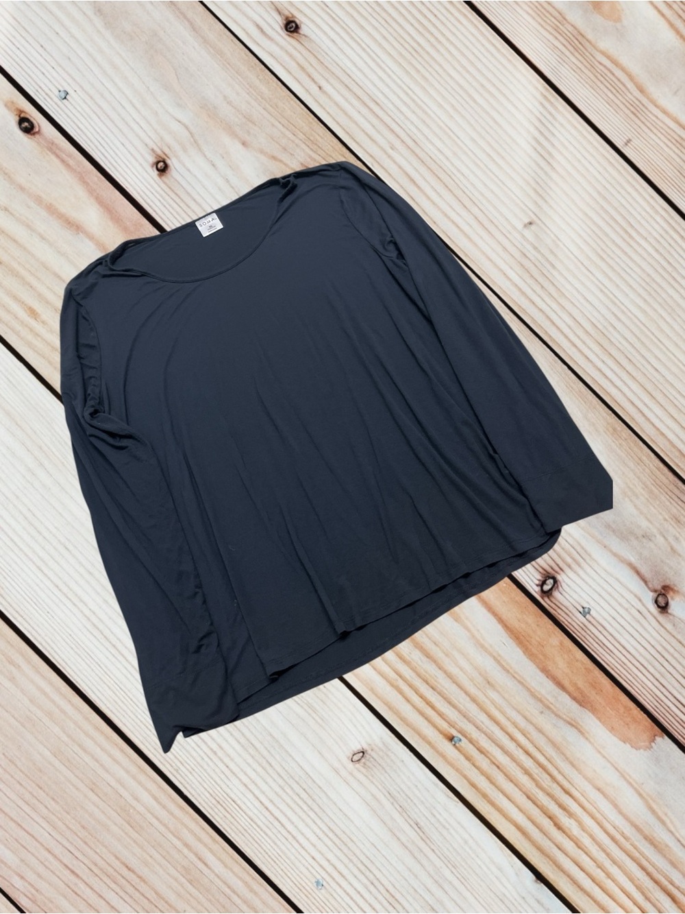 Soma XL black long sleeve PJ top
